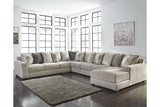 Ardsley Pewter 5-Piece Sectional with Chaise