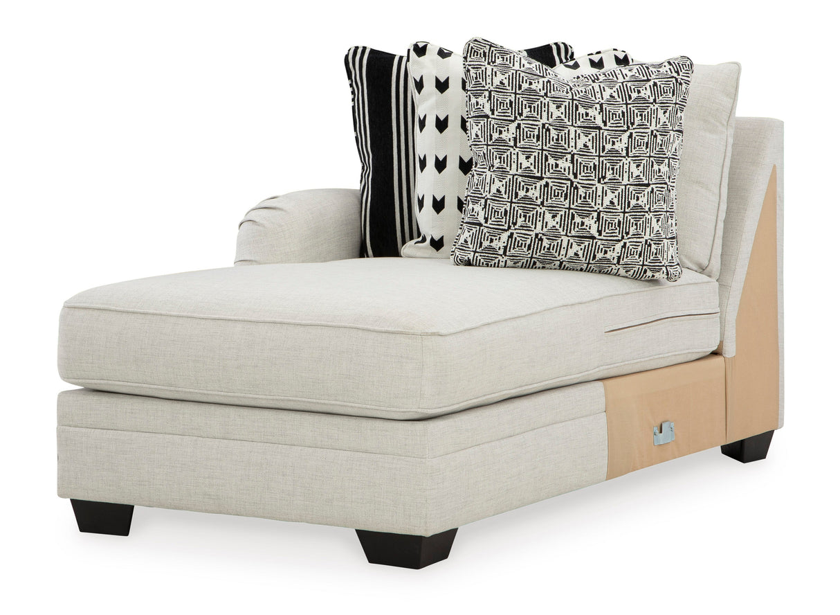 Huntsworth Dove Gray 2-Piece LAF Chaise Sectional