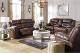 Stoneland Chocolate Power Reclining Sofa, Loveseat and Recliner