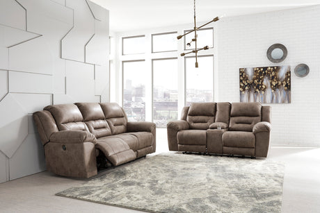 Stoneland Fossil Power Reclining Living Room Set