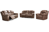 Stoneland Fossil Power Reclining Sofa, Loveseat and Recliner