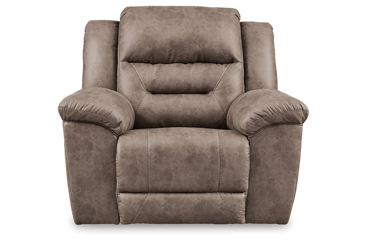 Stoneland Fossil Reclining Loveseat and Power Recliner