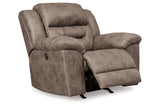 Stoneland Fossil Reclining Loveseat and Power Recliner