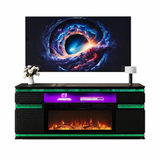 Burning Oak Black Fire Place