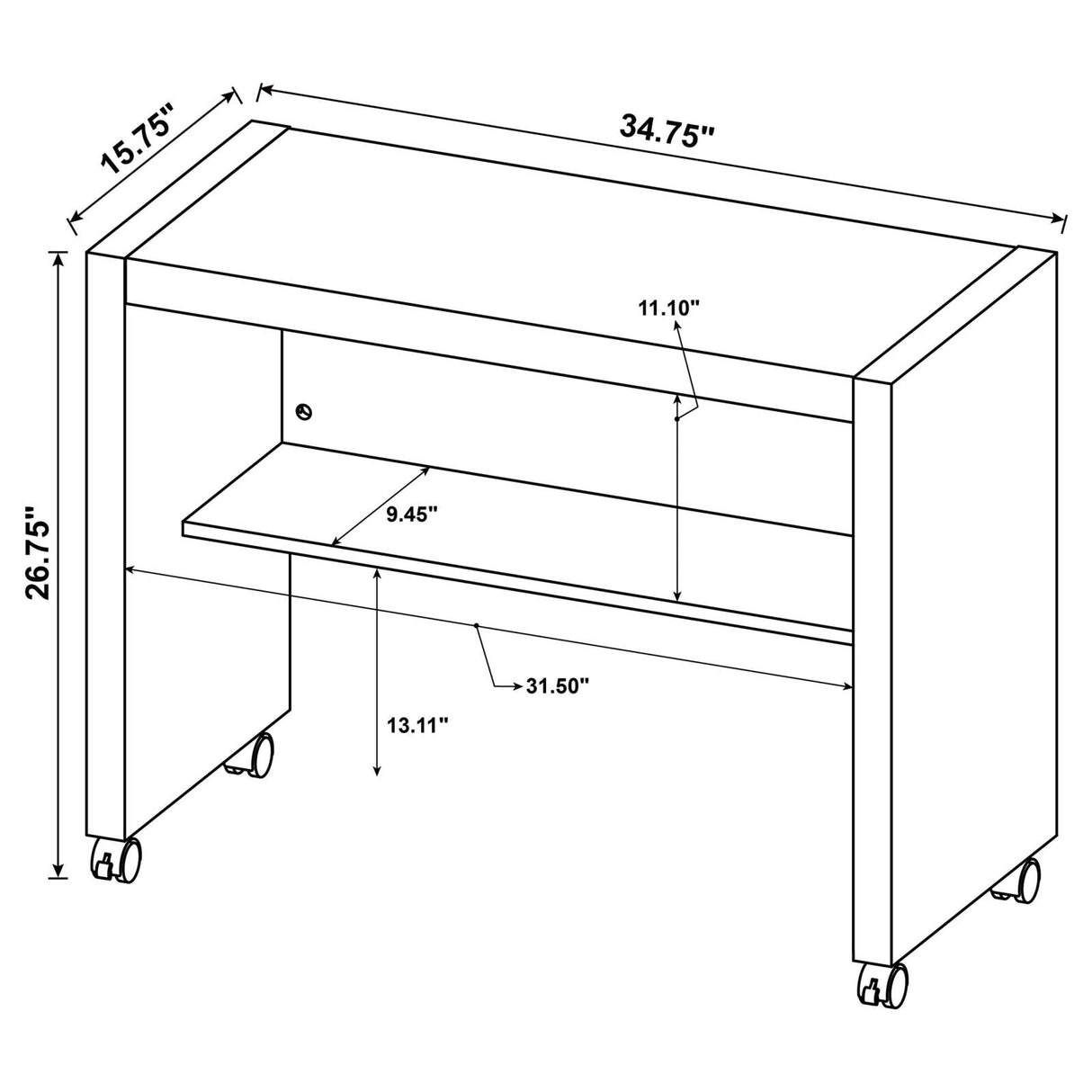 Skeena 3-Piece Desk Set