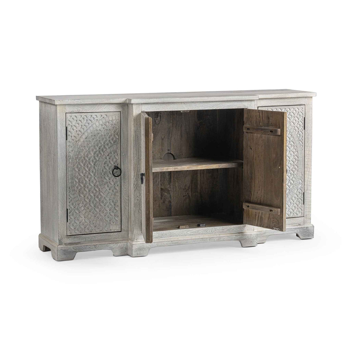 4 Door Buffet Parlor - Gray by Classic Home at Eve Furniture