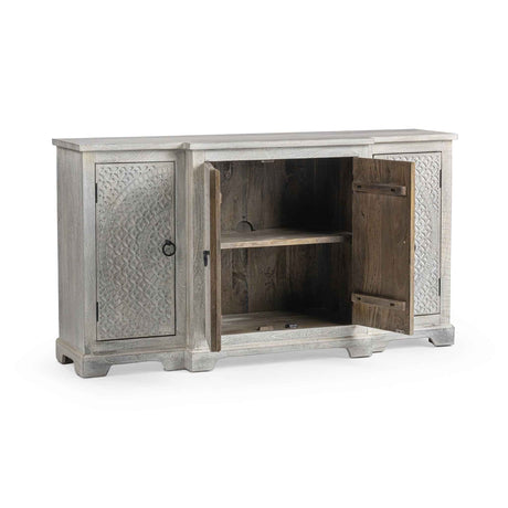 4 Door Buffet Parlor - Gray by Classic Home at Eve Furniture