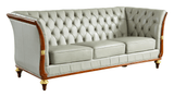 401 Grey Leather Sofa by ESF Furniture at Eve Furniture