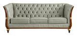 401 Grey Leather Sofa by ESF Furniture at Eve Furniture