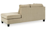 Dovemont Putty 2-Piece Sectional with Chair and Ottoman