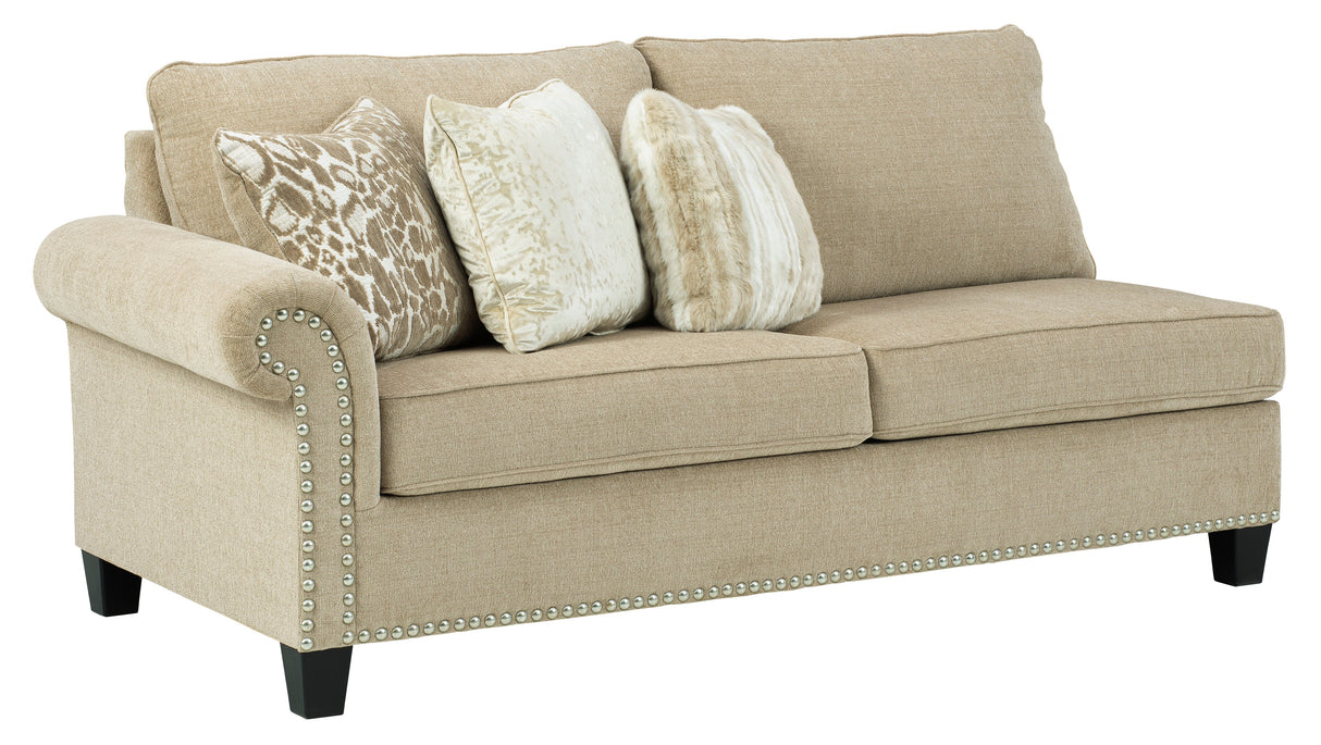 Dovemont Putty 2-Piece RAF Chaise Sectional