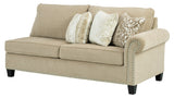 Dovemont Putty 2-Piece LAF Chaise Sectional