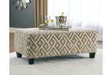 Dovemont Putty Oversized Accent Ottoman