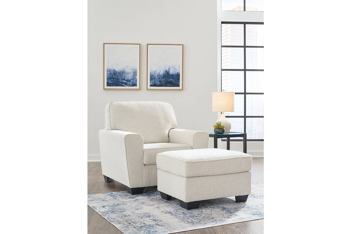 Cashton Snow Sofa, Loveseat, Chair and Ottoman