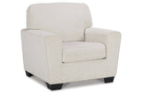 Cashton Snow Chair and Ottoman