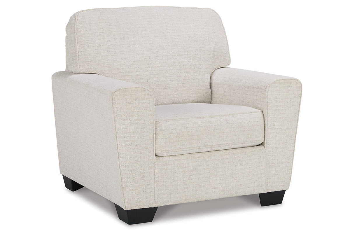 Cashton Snow Sofa, Loveseat, Chair and Ottoman