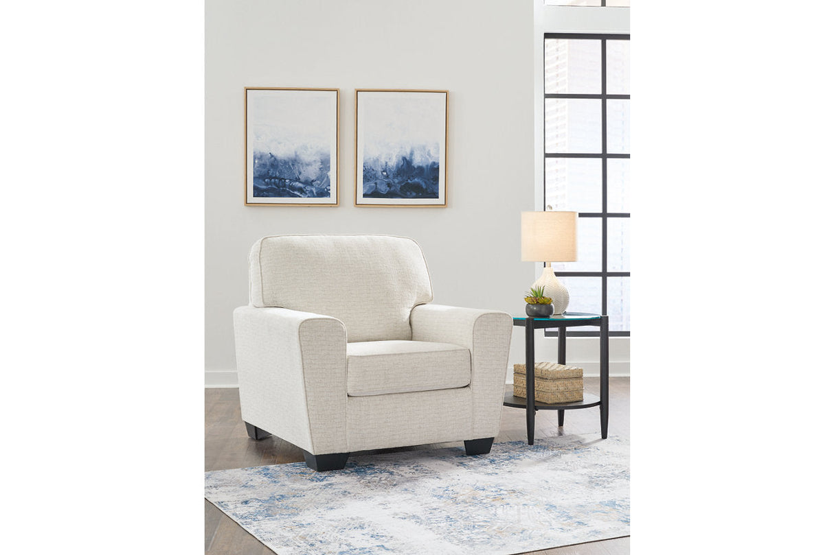 Cashton Snow Sofa, Loveseat, Chair and Ottoman