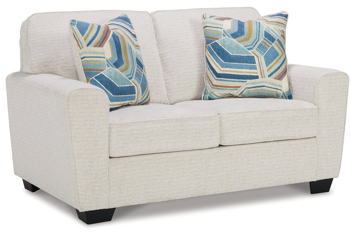 Cashton Snow Sofa, Loveseat, Chair and Ottoman