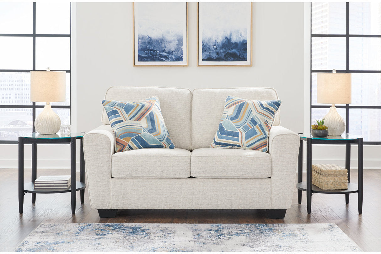 Cashton Snow Sofa, Loveseat, Chair and Ottoman