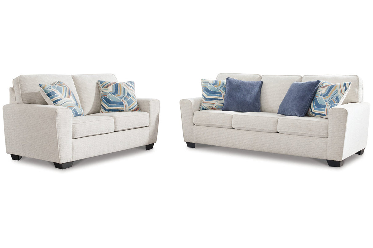 Cashton Snow Sofa and Loveseat