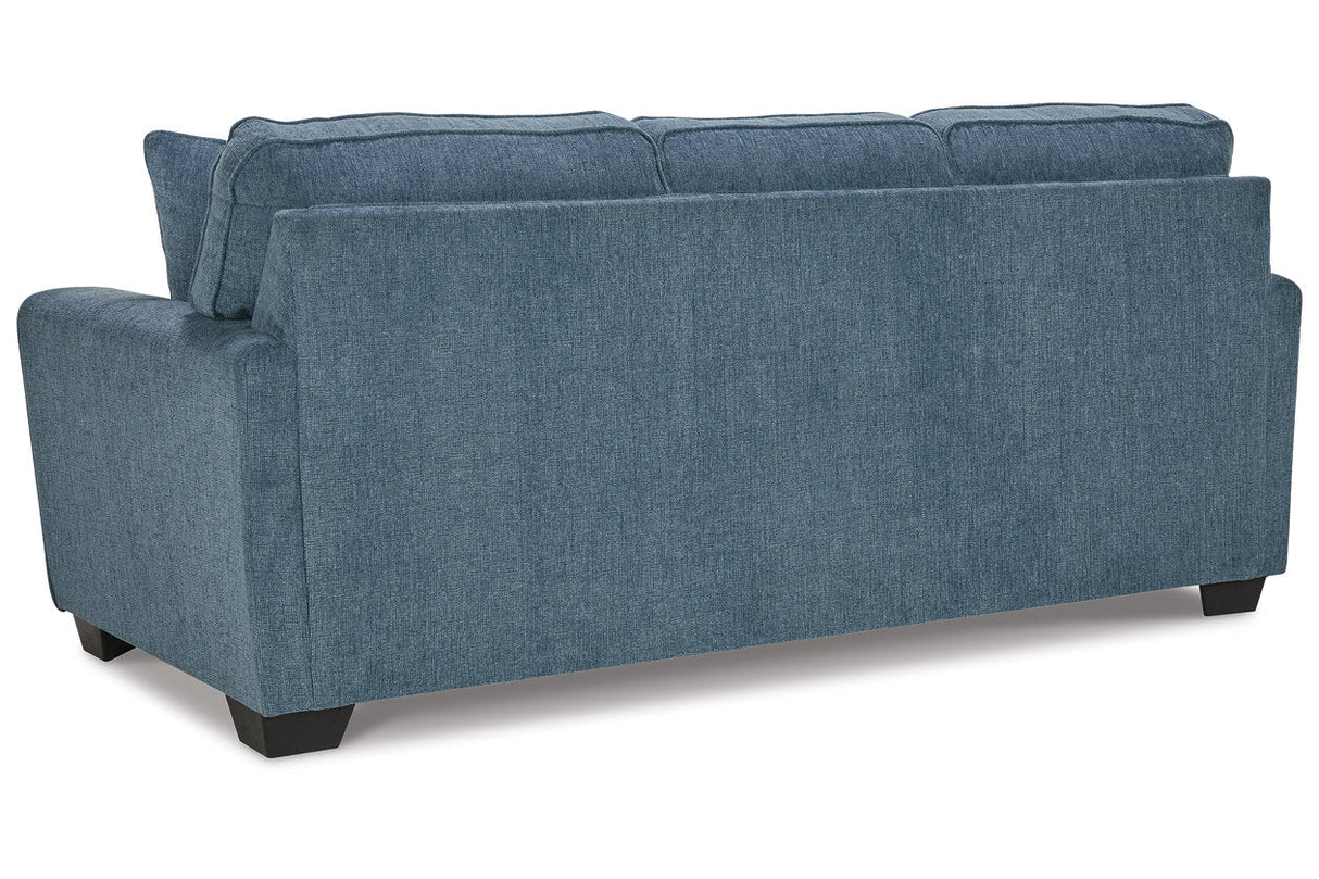 Cashton Blue Sofa and Loveseat