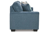 Cashton Blue Sofa and Loveseat