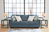 Cashton Blue Sofa and Loveseat