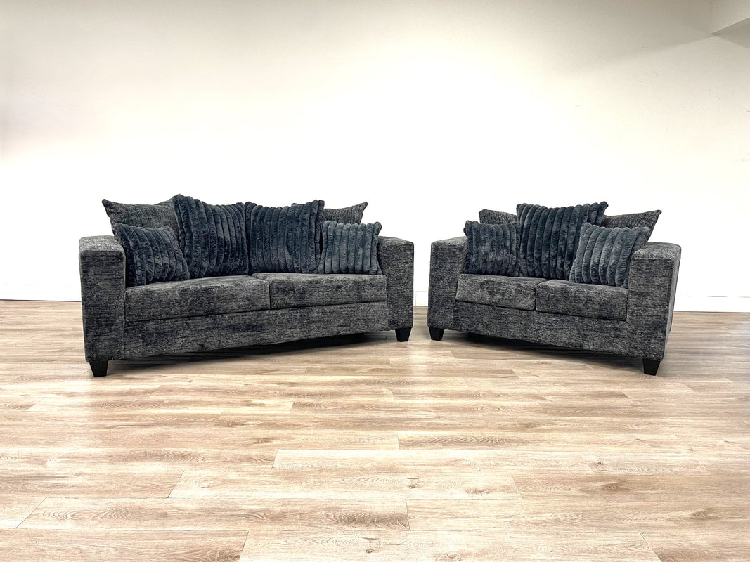 410 - Charcoal Living Room Set