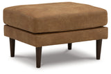 Telora Caramel Chair and Ottoman