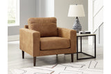 Telora Caramel Sofa, Loveseat, Chair and Ottoman