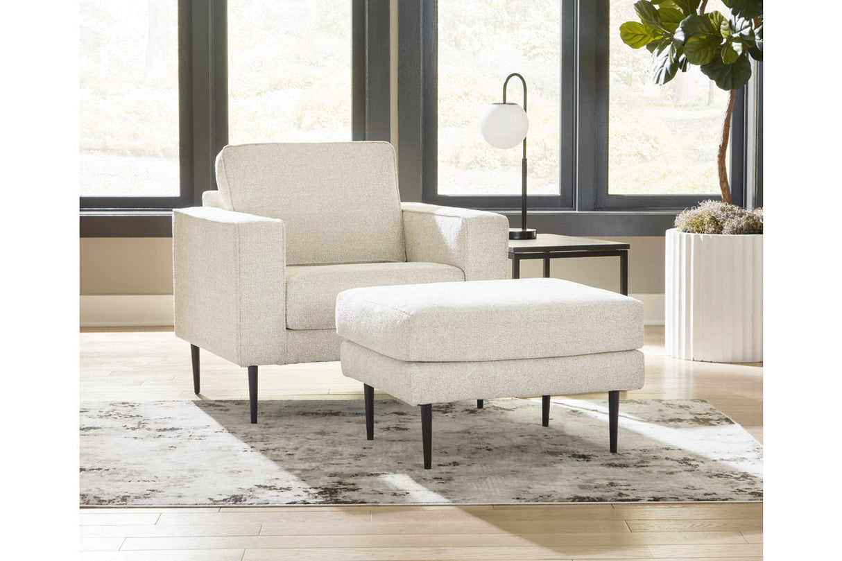 Hazela Sandstone Sofa, Loveseat, Chair and Ottoman