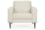 Hazela Sandstone Sofa, Loveseat, Chair and Ottoman