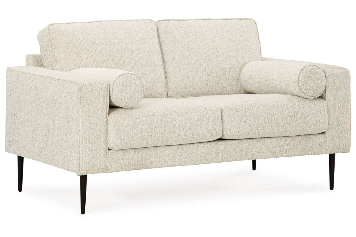 Hazela Sandstone Sofa, Loveseat, Chair and Ottoman