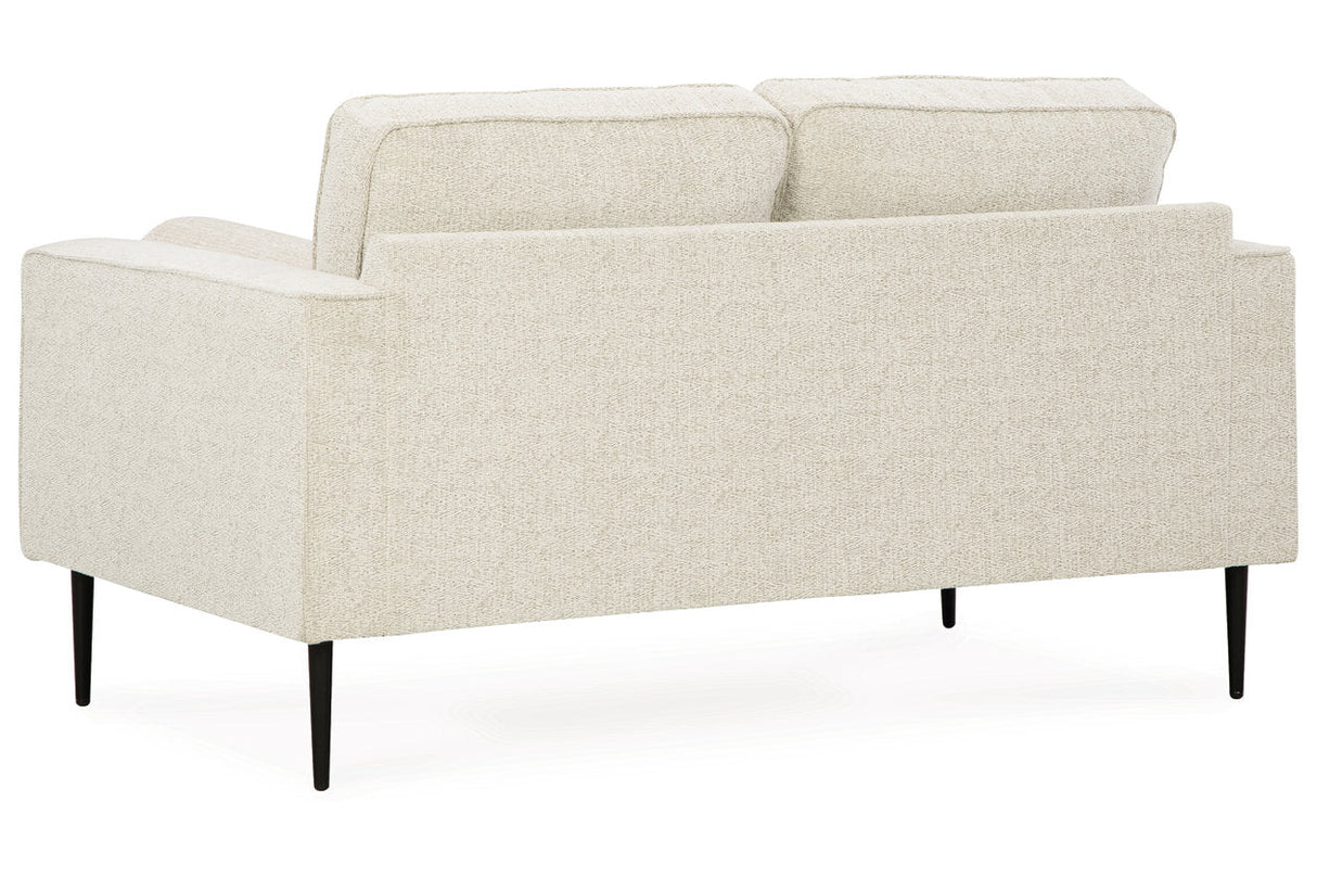 Hazela Sandstone Sofa, Loveseat, Chair and Ottoman