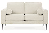 Hazela Sandstone Sofa, Loveseat, Chair and Ottoman