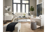 Hazela Sandstone Sofa, Loveseat, Chair and Ottoman