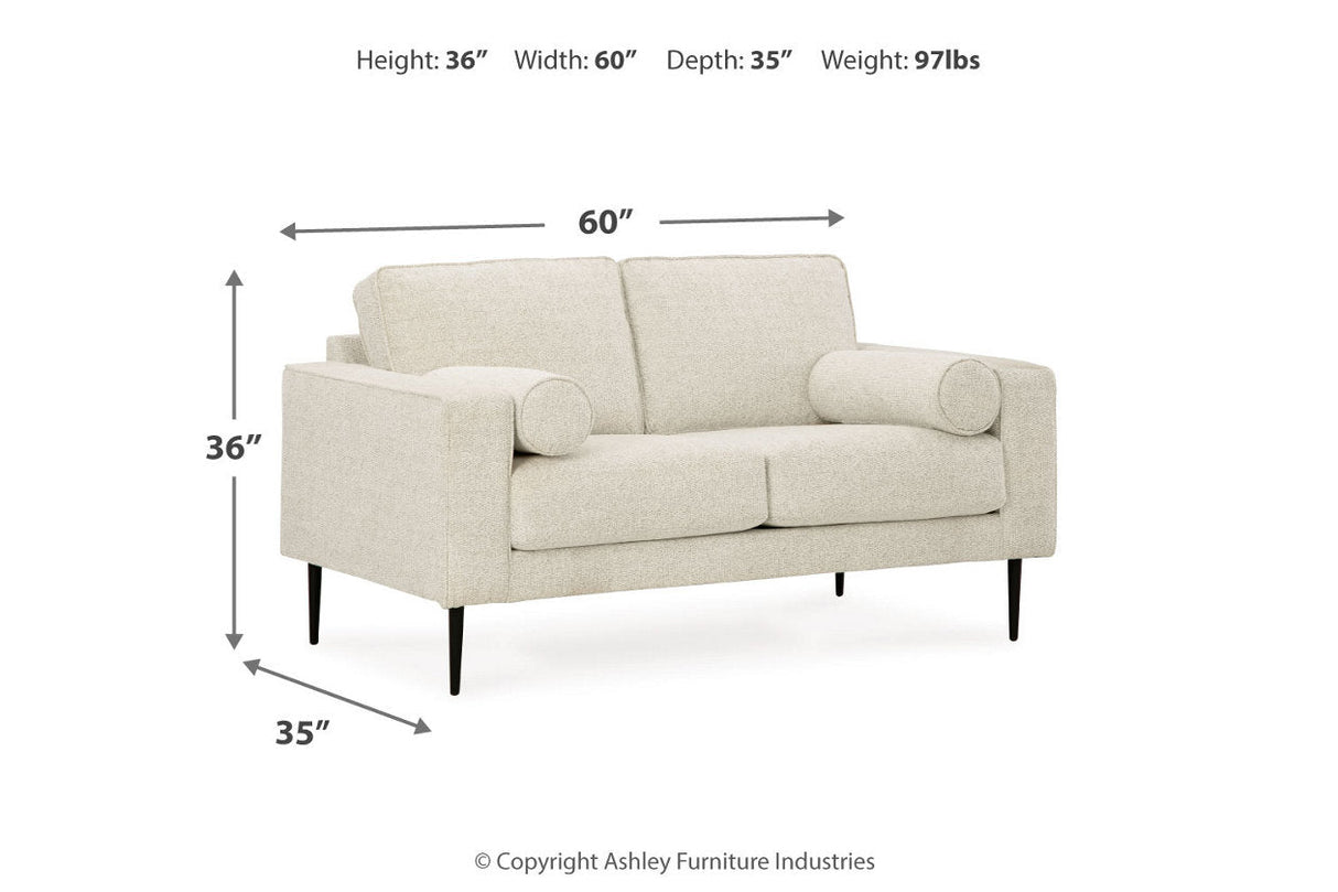 Hazela Sandstone Sofa, Loveseat, Chair and Ottoman