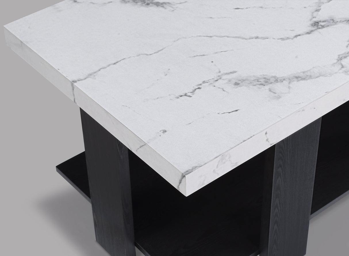 Boris Faux Marble 3-Piece Coffee Table Set