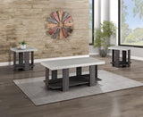 Boris Light Gray 3-Piece Coffee Table Set