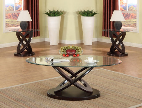 Cyclone Coffee Table with Casters