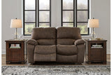 Kilmartin Chocolate Reclining Sofa, Loveseat and Recliner