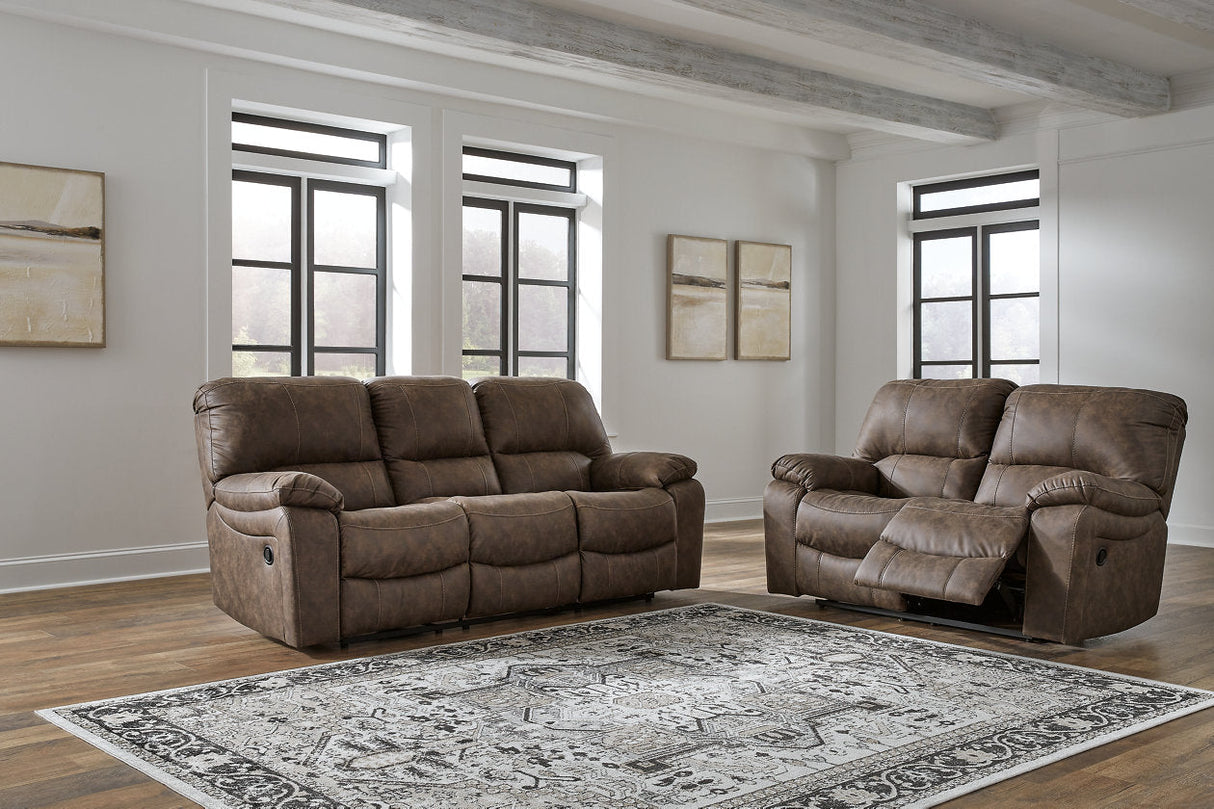 Kilmartin Chocolate Reclining Living Room Set