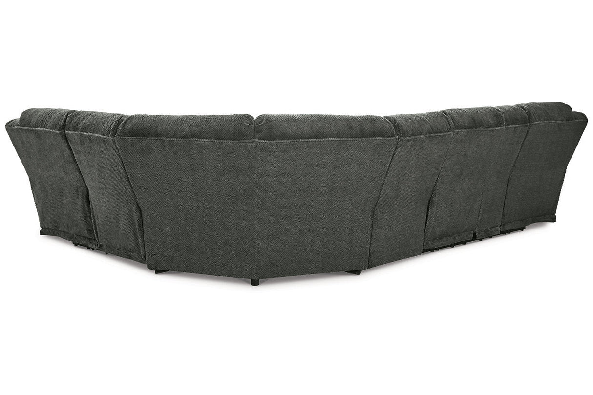 Nettington Smoke 4-Piece Power Reclining Sectional