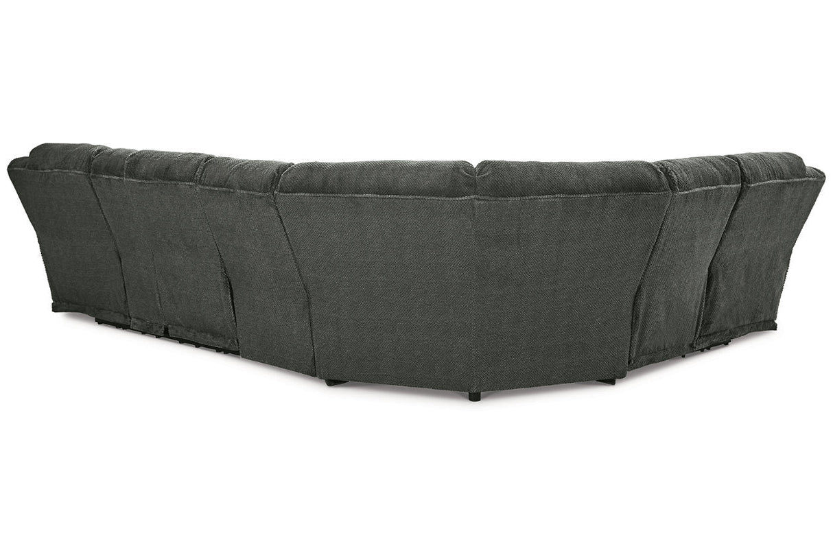 Nettington Smoke 4-Piece Power Reclining Sectional