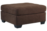 Maier Walnut Oversized Accent Ottoman