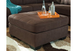 Maier Walnut Oversized Accent Ottoman