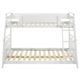 Holden White Wood Veneer Twin Over Full Bunk Bed by Coaster at Eve Furniture