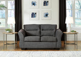 Miravel Gunmetal Living Room Set