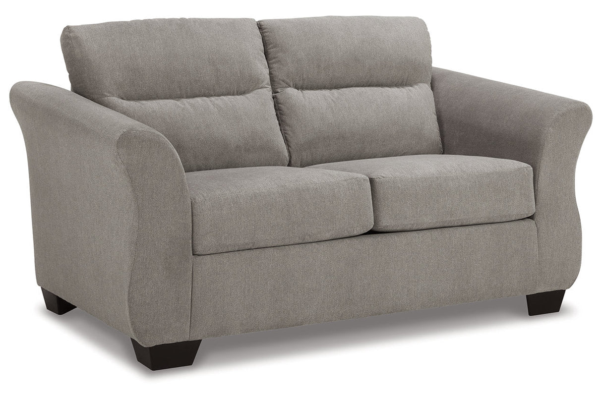 Miravel Slate Sofa and Loveseat