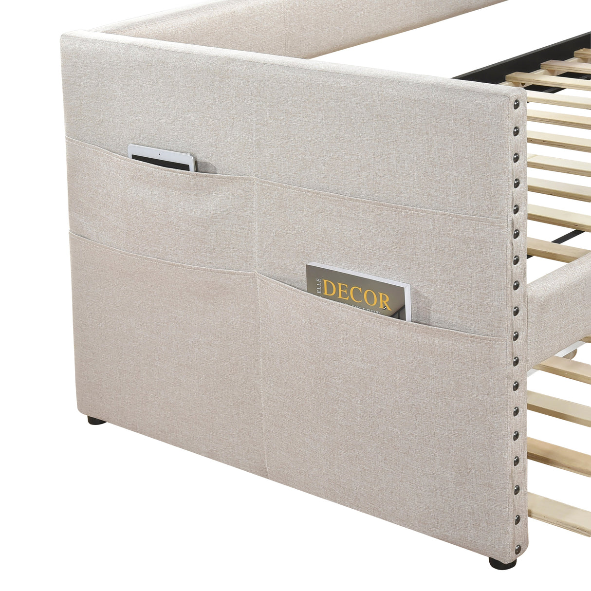 Boynton Beige Daybed with Trundle